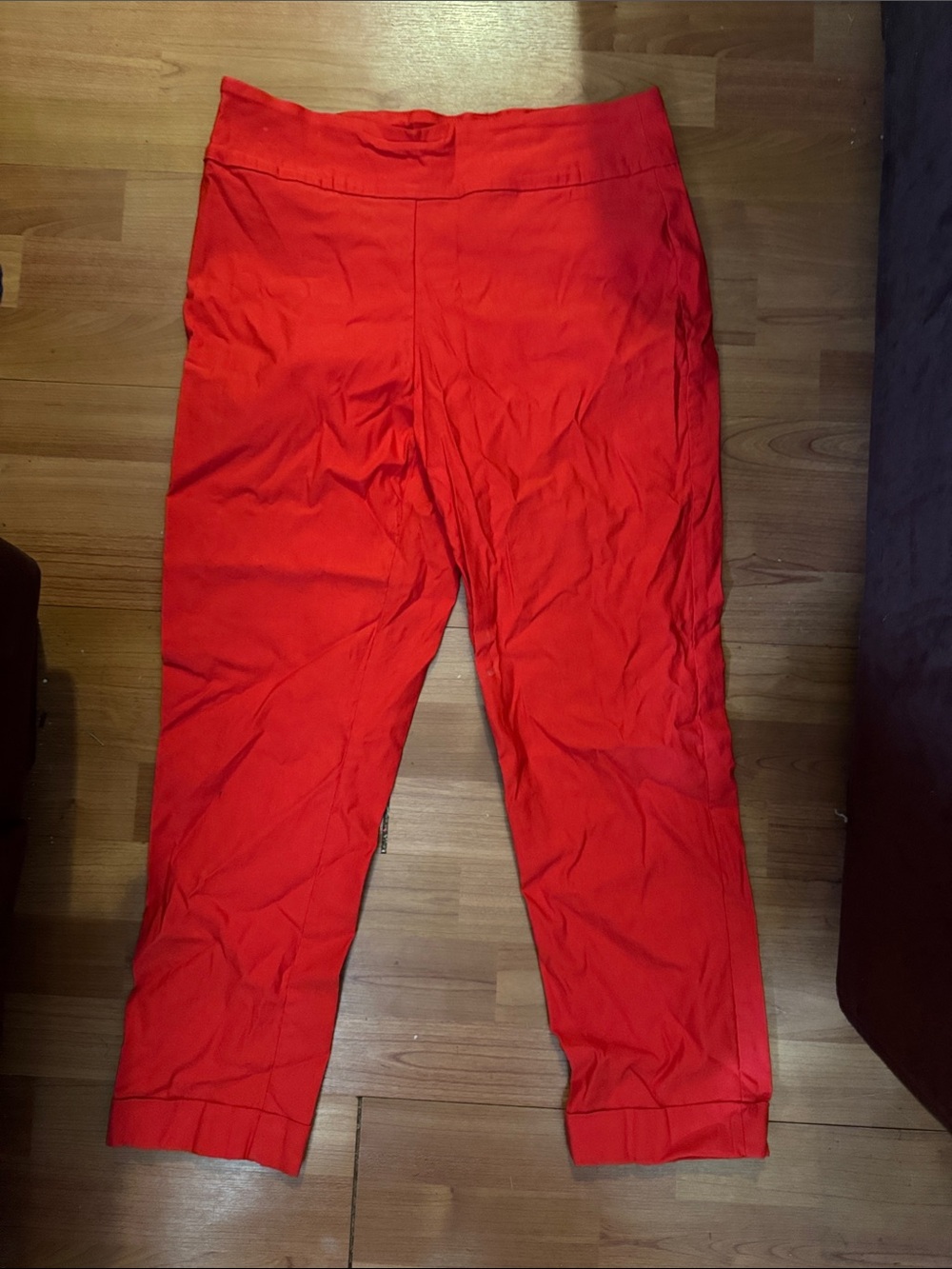 Women’s Red Casual Trousers